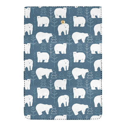 Polar Bear Pattern Print Design A01 Women's Trifold Wallet