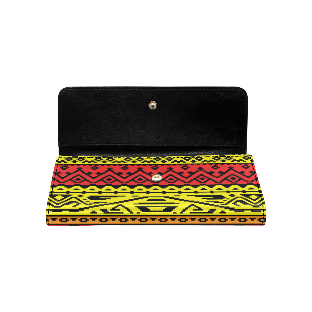 Rastafarian Pattern Print Design A02 Women's Trifold Wallet