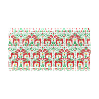 Swedish Dala Style Pattern Women's Trifold Wallet