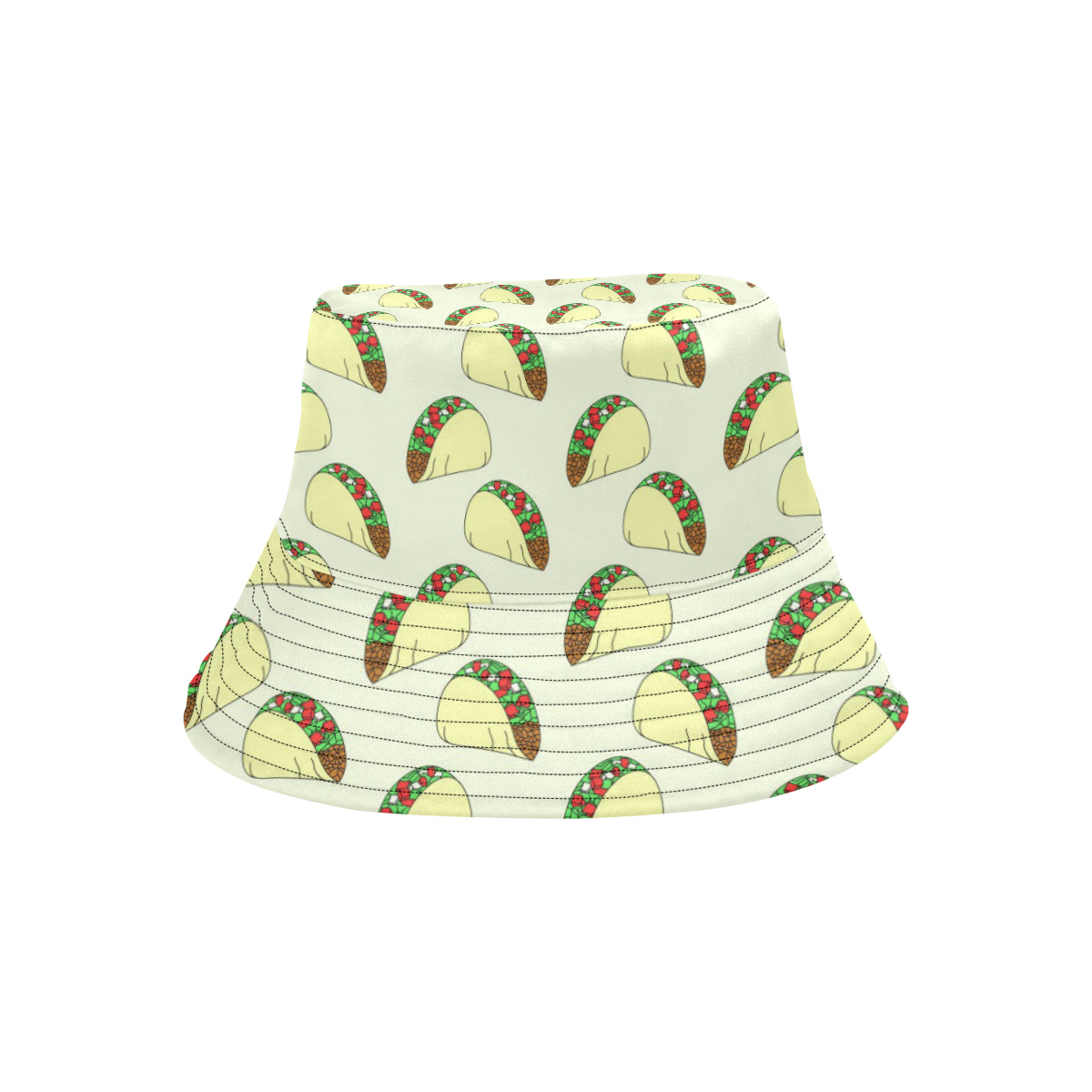 Taco Pattern Print Design TC05 Unisex Bucket Hat