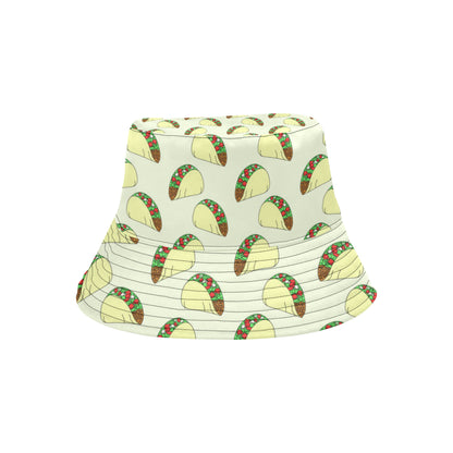 Taco Pattern Print Design TC05 Unisex Bucket Hat
