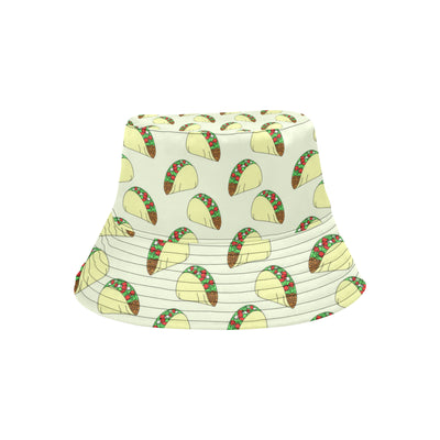 Taco Pattern Print Design TC05 Unisex Bucket Hat