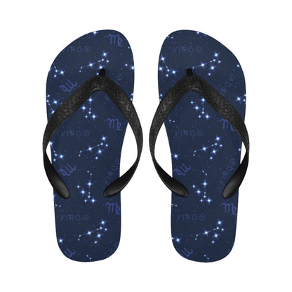 Virgo Print Design LKS303 Flip Flops