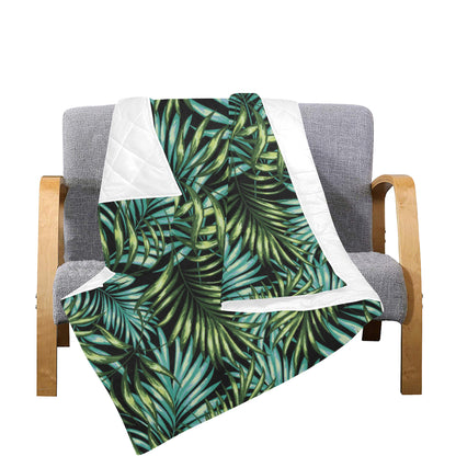Tropical Flower Pattern Print Design TF08 Premium Quilt