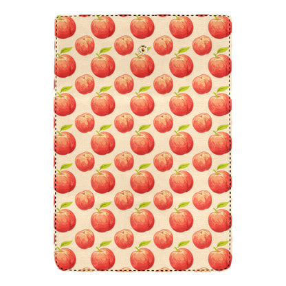 Peach Pattern Print Design A03 Women's Trifold Wallet