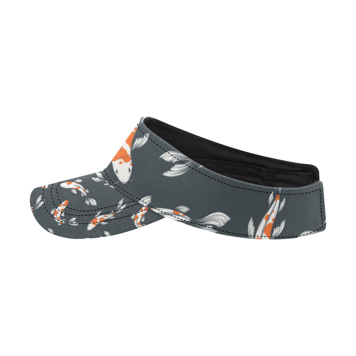 KOI Fish Pattern Print Design 04 Unisex Sun Visor