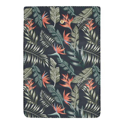 Bird Of Paradise Pattern Print Design BOP02 Women's Trifold Wallet