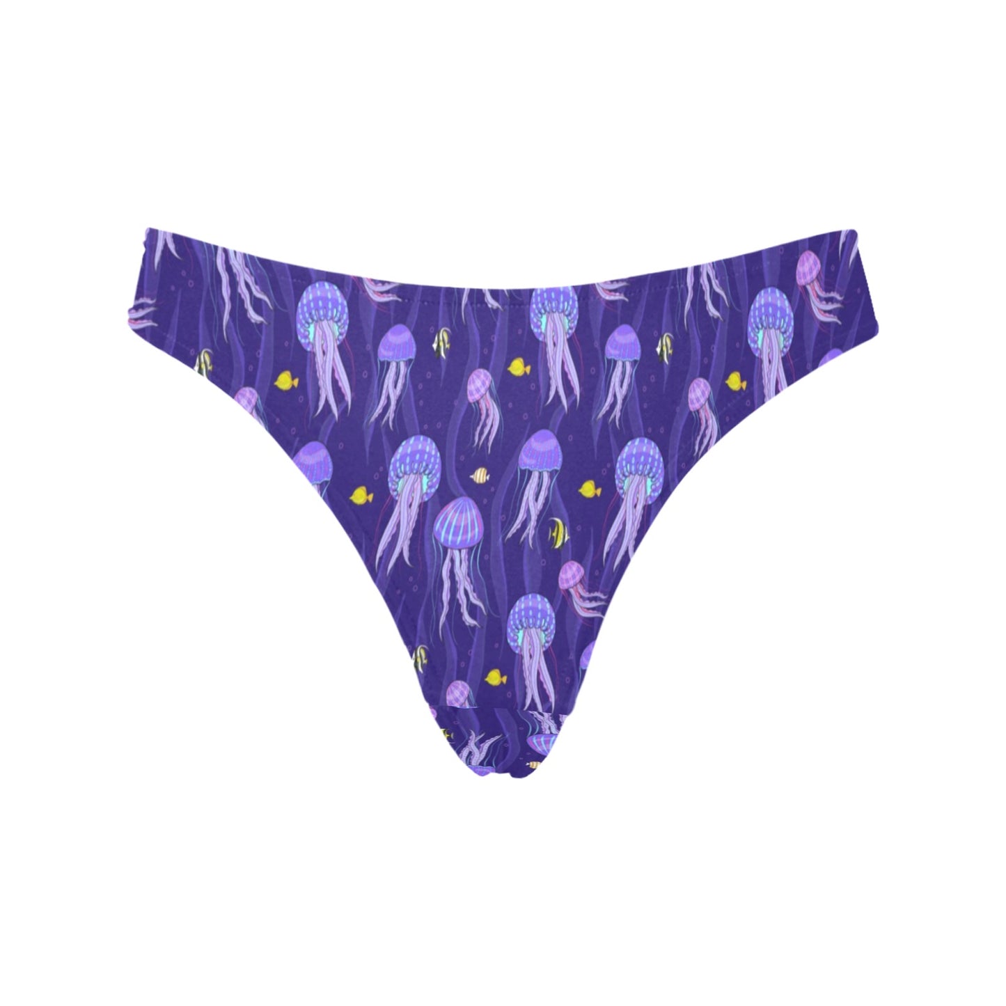 Jellyfish Style Print Women's Thongs