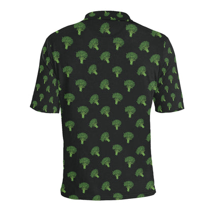 Broccoli Pattern Print Design 04 Men Polo Shirt