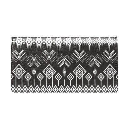 Tribal Pattern Print Design LKS304 Women's Trifold Wallet