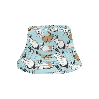 Rabbit Pattern Print Design RB018 Unisex Bucket Hat
