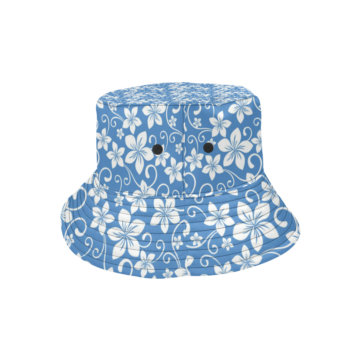 Hibiscus Pattern Print Design HB09 Unisex Bucket Hat