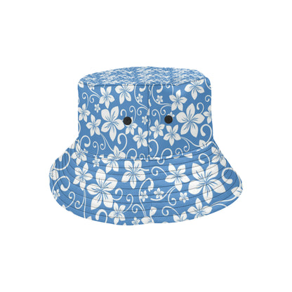 Hibiscus Pattern Print Design HB09 Unisex Bucket Hat