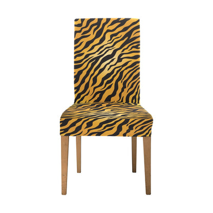 Tiger Print Design LKS302 Dining Chair Slipcover