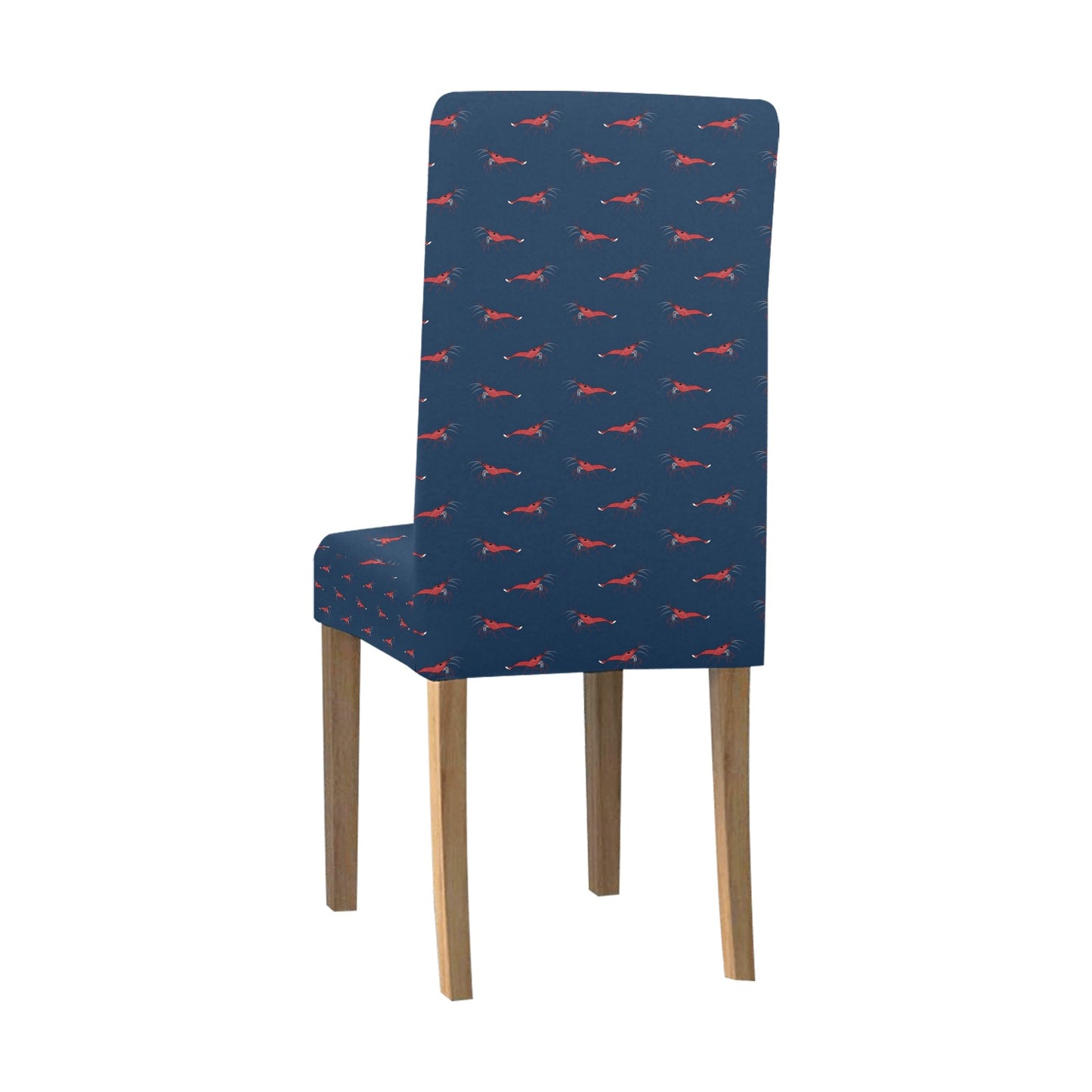 Shrimp Print Design LKS305 Dining Chair Slipcover