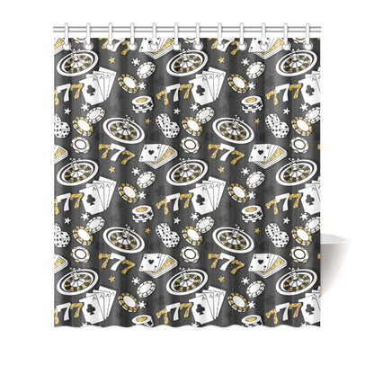 Casino Pattern Print Design 05 Shower Curtain