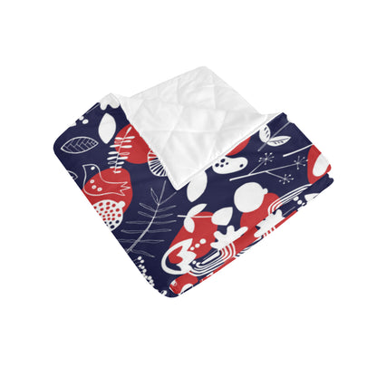 Nordic Pattern Print Design A02 Premium Quilt