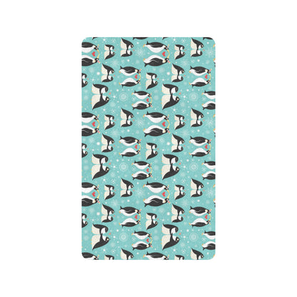 Penguin Love Print Rubber Doormat