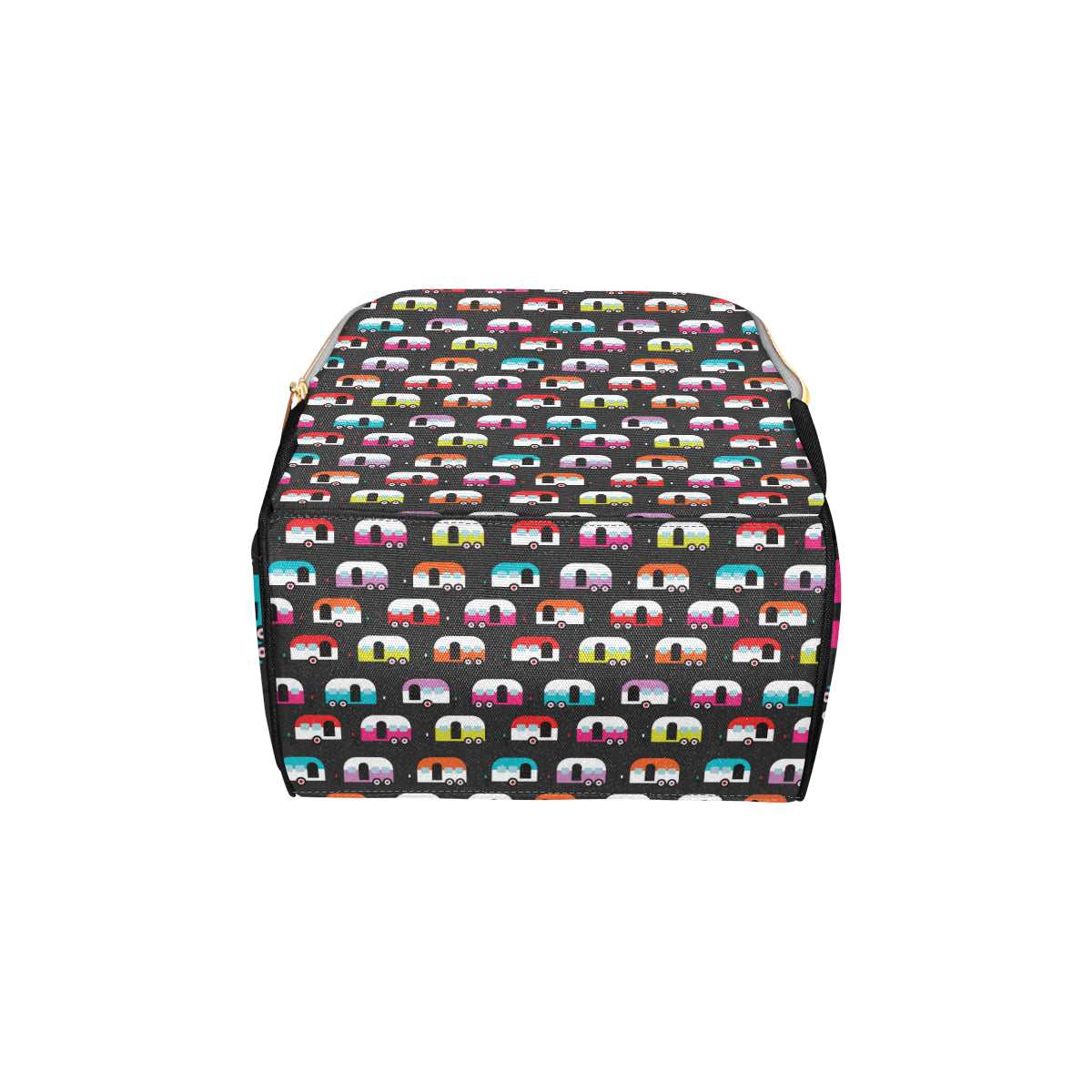 Camper Caravan Pattern Diaper Bag Backpack