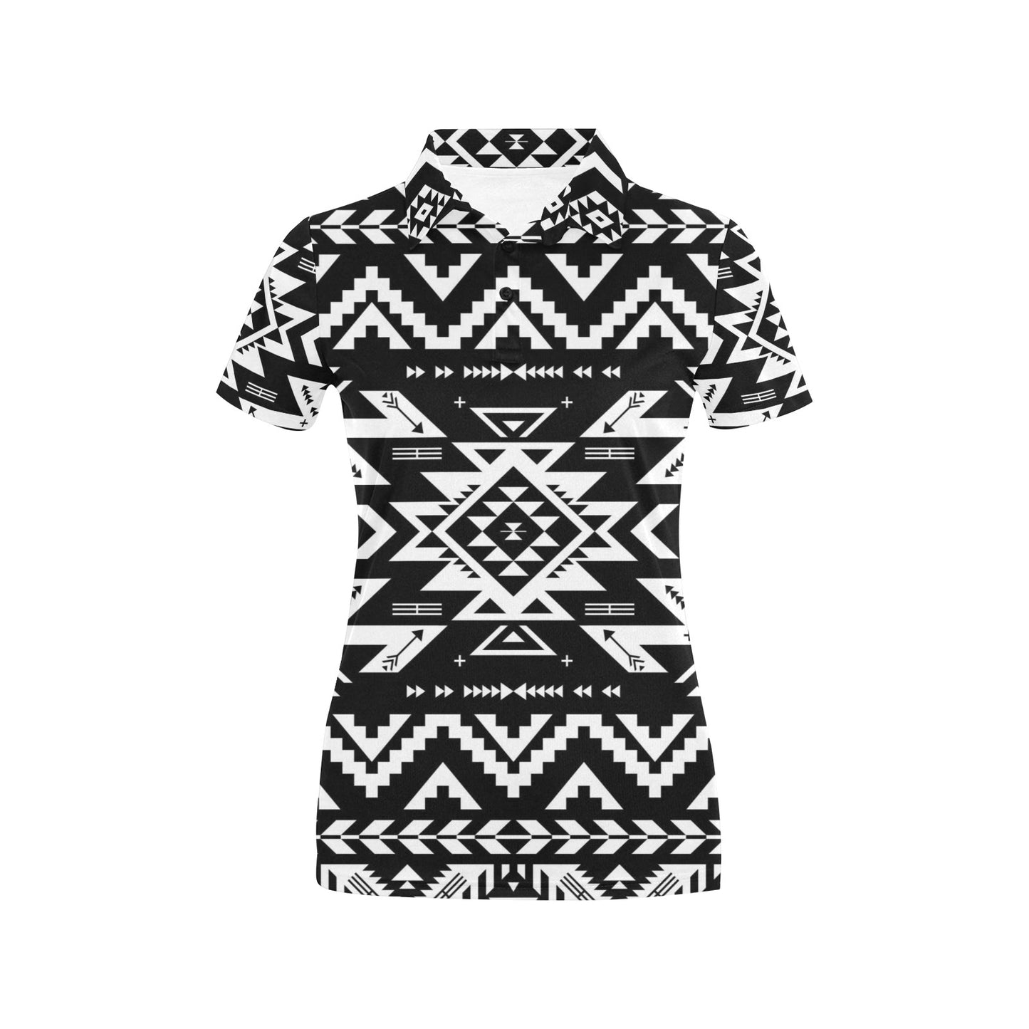 Tribal indians native aztec Women's Polo Shirt
