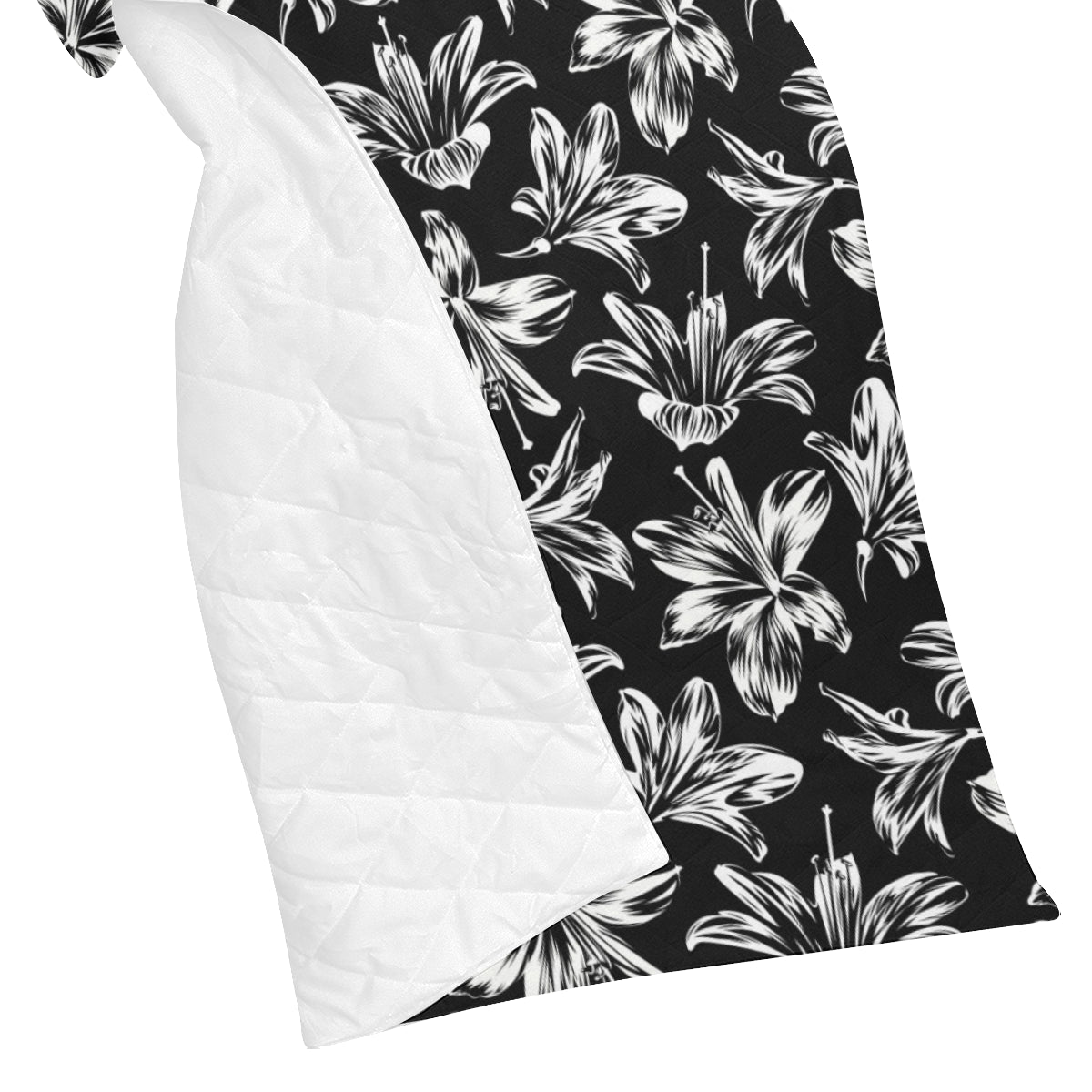 Amaryllis Pattern Print Design AL04 Premium Quilt