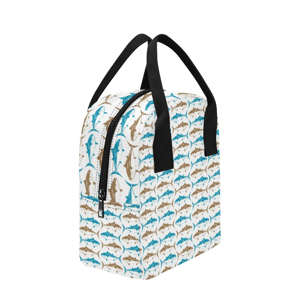 Tuna Fish Print Design LKS301 Insulated Lunch Bag