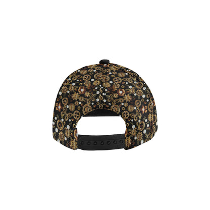 Steampunk Butterfly Design Themed Print Snapback Cap