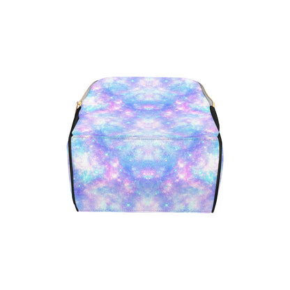 Galaxy Stardust Pastel Color Print Diaper Bag Backpack