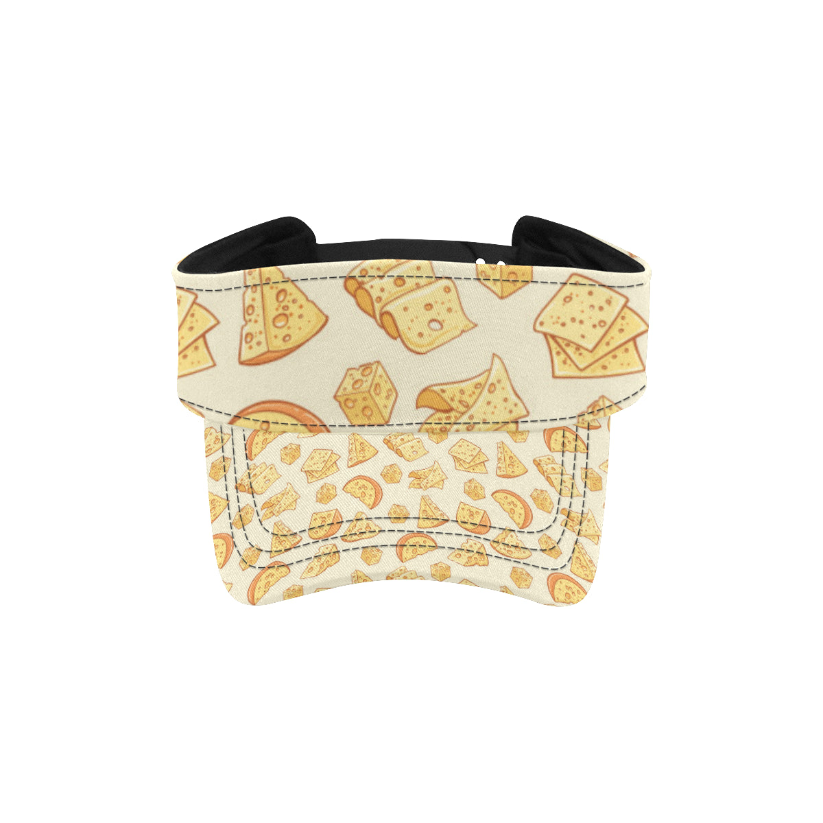 Cheese Pattern Print Design 01 Unisex Sun Visor