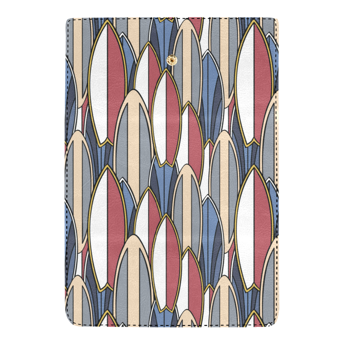 Surf board Pattern Women's Trifold Wallet