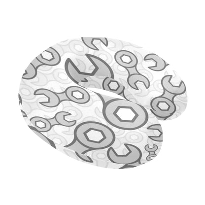 Mechanic Pattern Print Design 05 U-Shaped Travel Neck Pillow