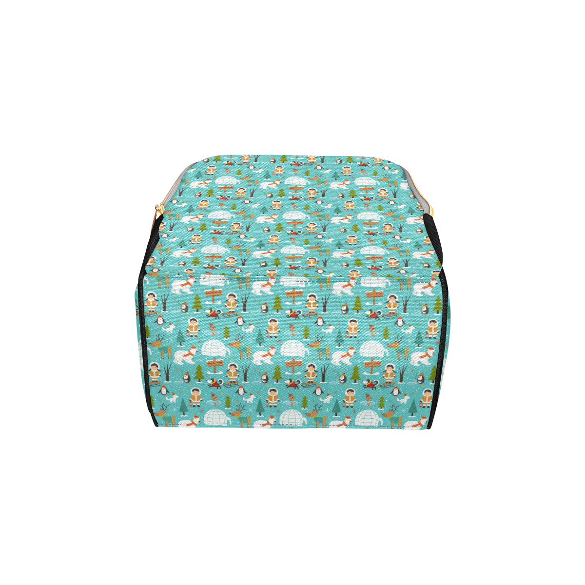 Eskimo Pattern Print Design 01 Diaper Bag Backpack