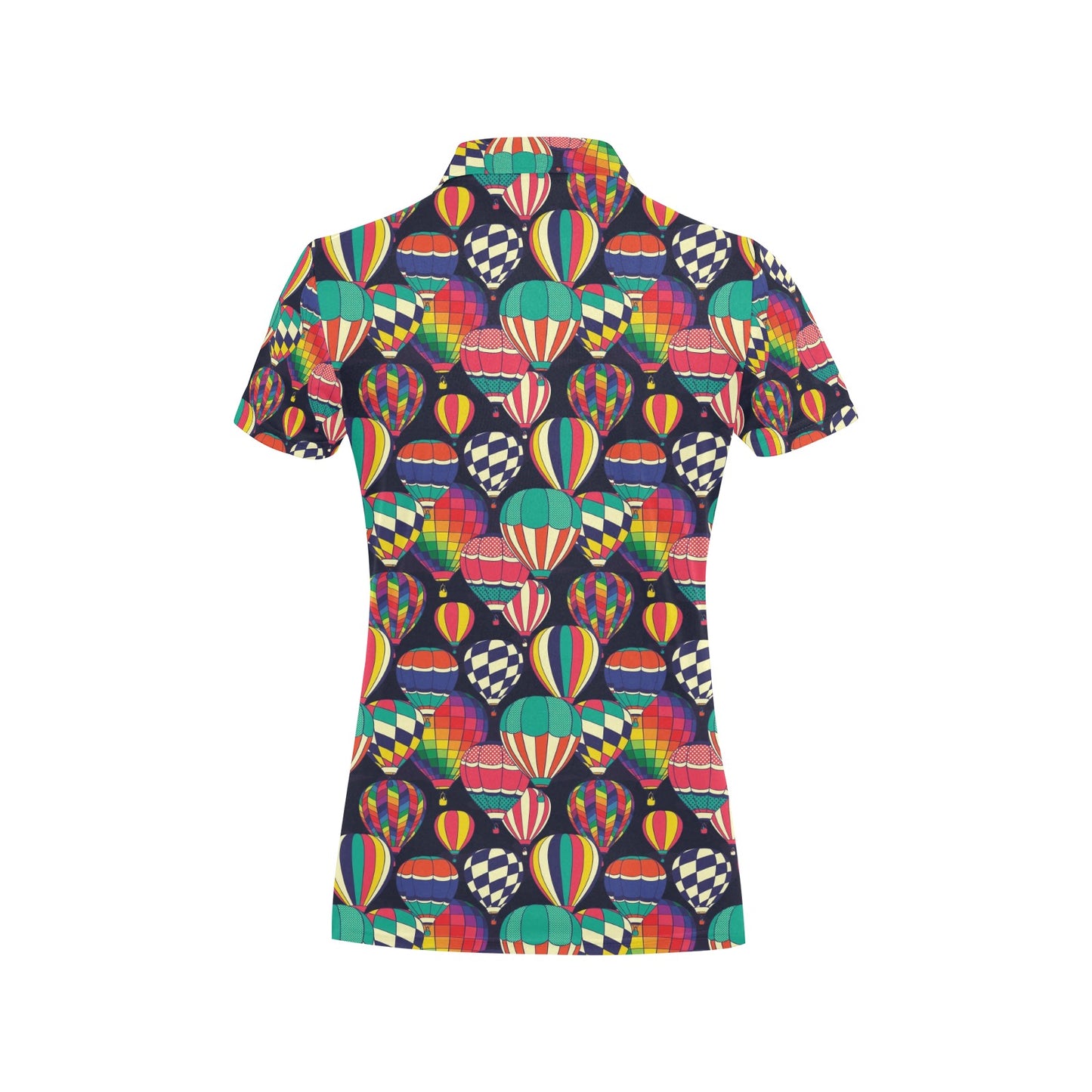 Ballon Pattern Print Design 02 Women's Polo Shirt