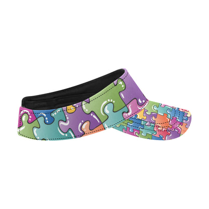 Puzzle Pattern Print Design A05 Unisex Sun Visor