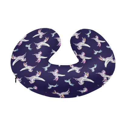 Pegasus Pattern Print Design 02 U-Shaped Travel Neck Pillow