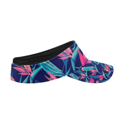 Tropical Flower Pattern Print Design TF024 Unisex Sun Visor