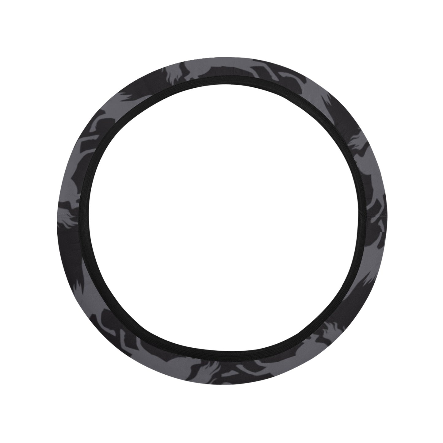 Horse Print Design LKS305 Steering Wheel Cover with Elastic Edge