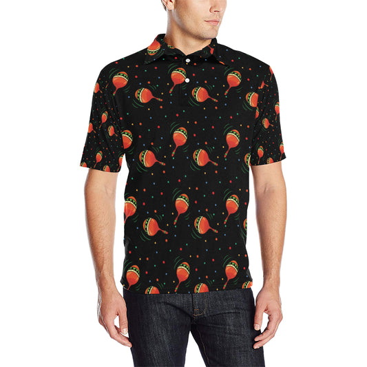 Maracas Pattern Print Design 03 Men Polo Shirt