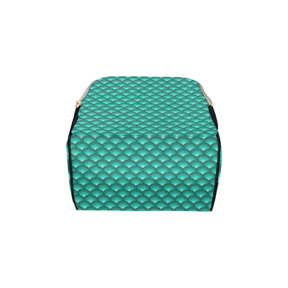 Scales Pattern Print Design 01 Diaper Bag Backpack