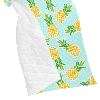 Pineapple Pattern Print Design PP01 Premium Quilt