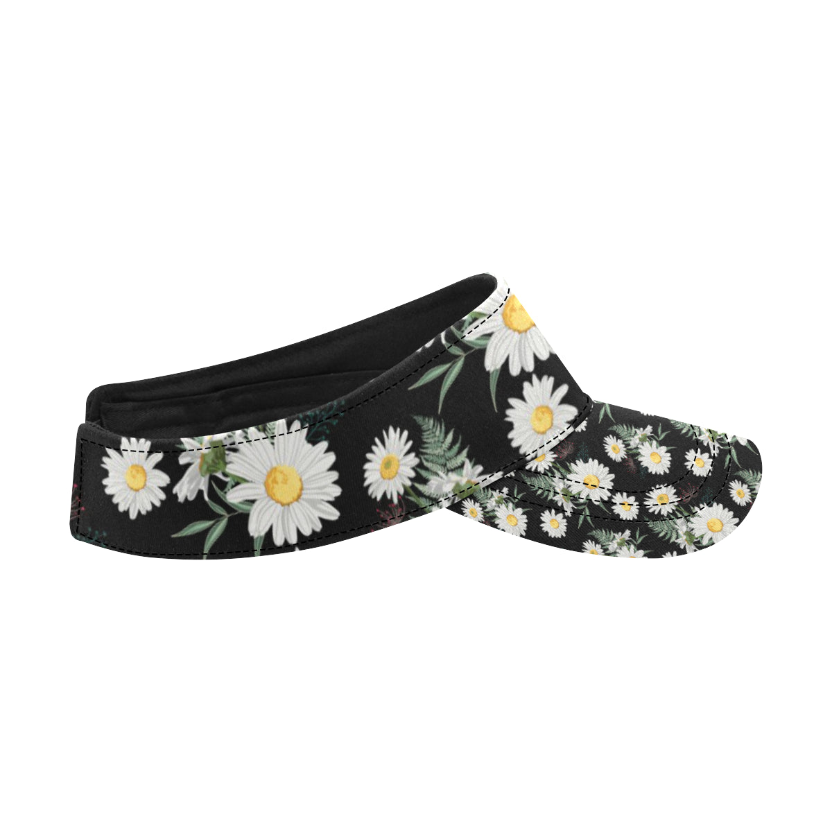 Daisy Pattern Print Design DS07 Unisex Sun Visor