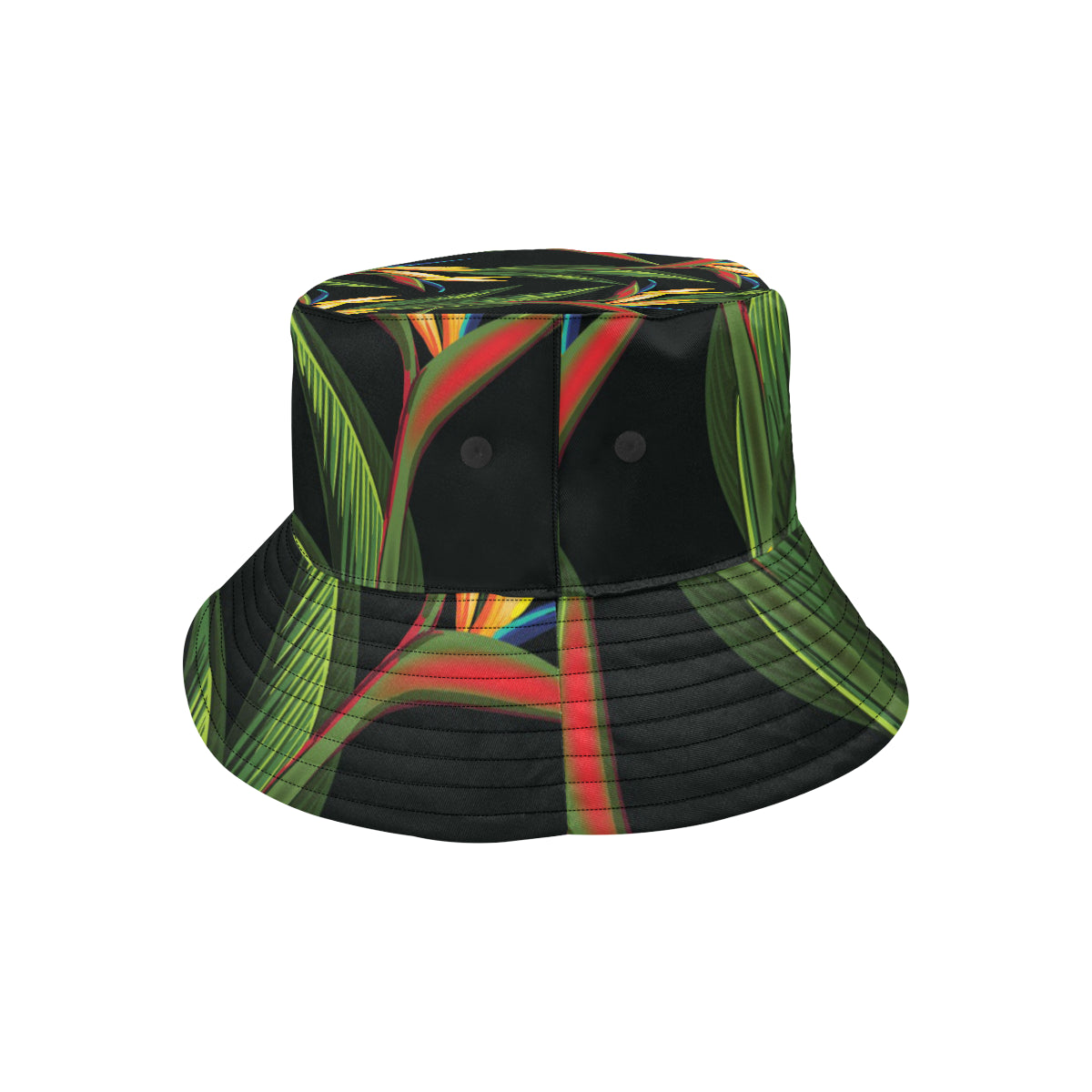 Bird Of Paradise Pattern Print Design BOP012 Unisex Bucket Hat