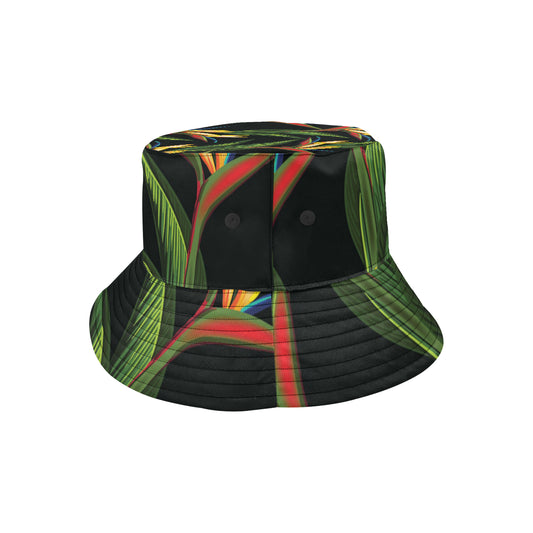 Bird Of Paradise Pattern Print Design BOP012 Unisex Bucket Hat