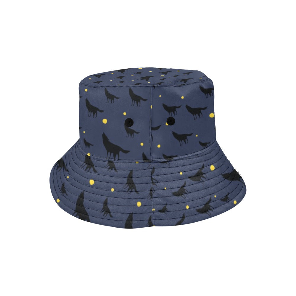 Wolf Print Design LKS301 Unisex Bucket Hat