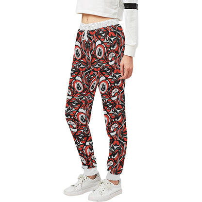 Native North American Themed Print Unisex Sweatpants