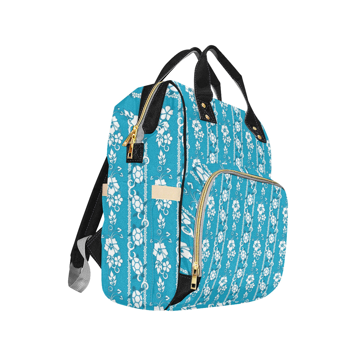 Hawaiian Themed Pattern Print Design H025 Diaper Bag Backpack