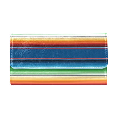 Serape Print Design LKS303 Women's Trifold Wallet