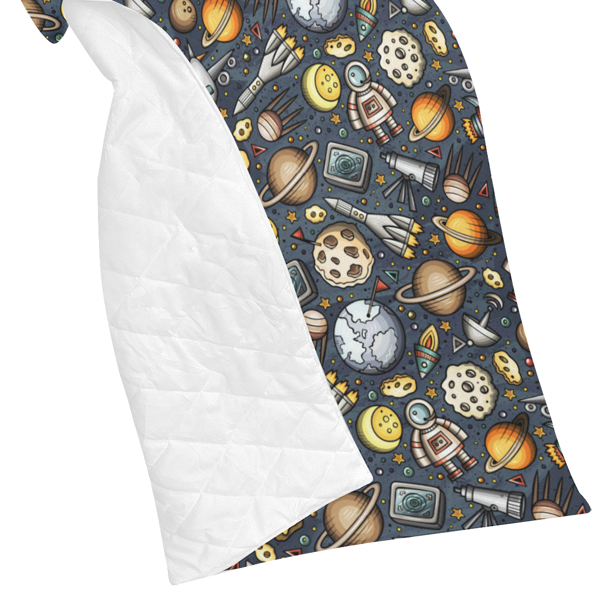 Space Pattern Print Premium Quilt