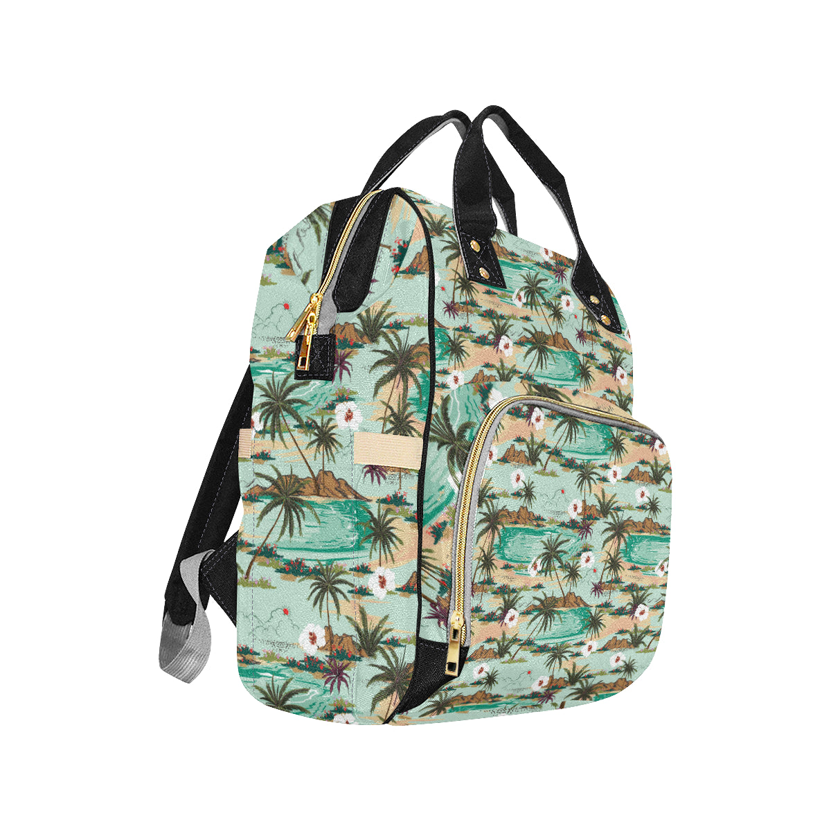 Pacific island Pattern Print Design A03 Diaper Bag Backpack