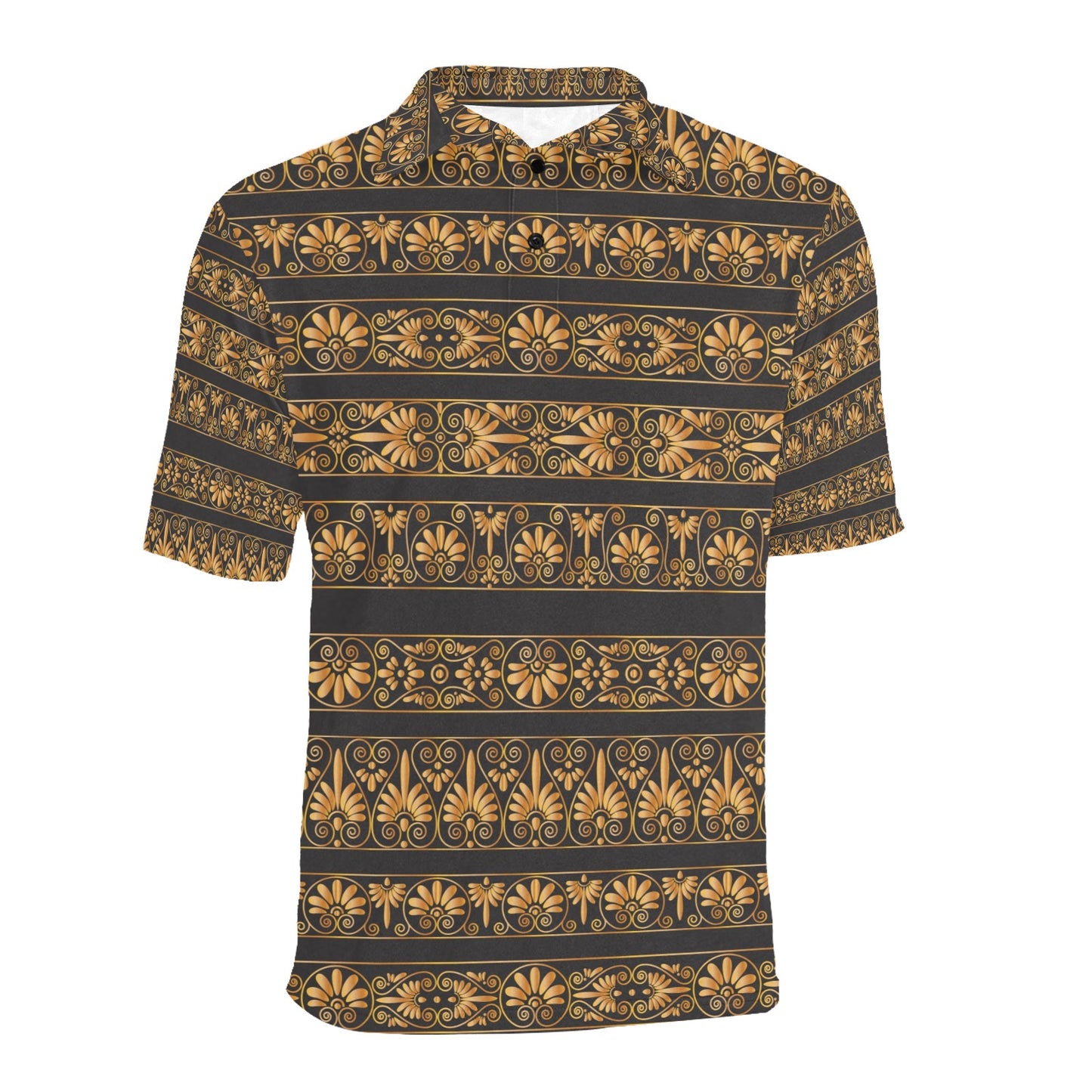 Ancient Greek Print Design LKS303 Men Polo Shirt